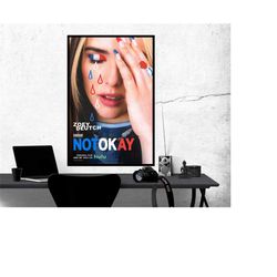 Not Okay Movie Poster Film, Room Decor, Home Decor, Art Poster for Gift