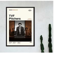 Tvf Pitchers Poster, Retro Movie Poster, Abstract Poster, Retro Poster, Minimalist Art, Vintage Poster, Wall Decor