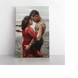 personalised canvas, romantic canvas print, wall decor, wall hanging, couple photo frame canvas, canvas, canvas print, p