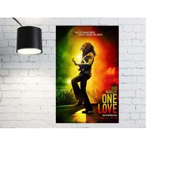 Bob Marley: One Love Movie Poster 2023 Film - Room Decor Wall Art - Poster Gift For Him/Her