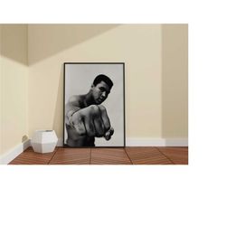 heavyweight boxing champion poster / famous boxer wall art / home decor art / motivational wall art / sports poster / bo