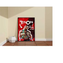 mike tyson poster / legendary boxer poster / professional boxer wall decor / motivational wall decor boxing decor / gym