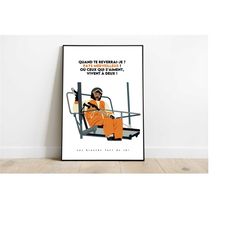 Tanned people are skiing - Poster - Poster - Print
