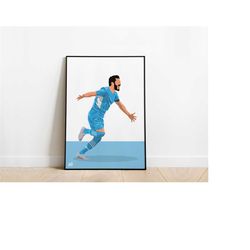 Ilkay Gundogan Man City Football Poster Print A3 / A4 / A5 Wall Art, Office, Bedroom