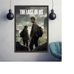 The Last of Us Poster, Gaming Room Poster, Minimalist, Movie Poster, TV Show Print Poster, Illustration, Video Games Pos