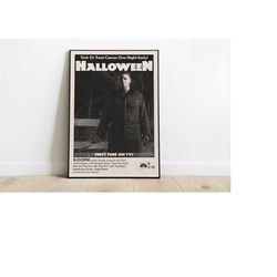 Halloween / Halloween Poster / Minimalist Movie Poster / Vintage Retro Art Print / Custom Poster / Wall Art Print / Home