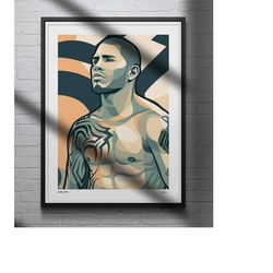 miguel cotto poster boxing illustrated art print