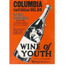 Wine of Youth 1924 Movie POSTER PRINT A5-A1 King Vidor 20s Vintage Film Wall Art Silent Hollywood Decor