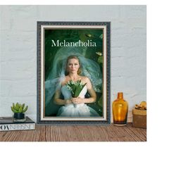 Melancholia Movie Poster, Melancholia Classic Vintage Movie Poster, Classic Cartoon Movie Canvas Cloth Poster
