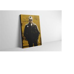 taxi driver movie poster canvas print - taxi driver wall art - taxi driver wall decor - taxi driver painting - taxi driv