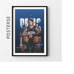 Orlando Magic Paolo Banchero NBA Posters, Trendy Posters, Basketball wall art, Basketball Coach Gift, Digital Print, Wra