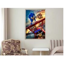 Sonic the Hedgehog 2 - Movie Posters - Movie Collectibles - Unique Customized Poster Gifts