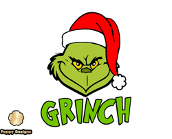 Grinch Christmas SVG, christmas svg, grinch svg, grinchy green svg, funny grinch svg, cute grinch svg, santa hat svg 243