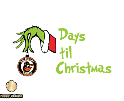 Baltimore Orioles Christmas Svg, Christmas Svg, Baseball Sports Svg, MLB Team Svg, MLB, MLB Design 06