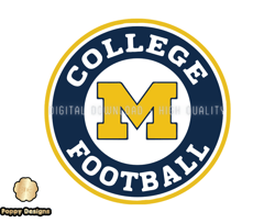 Michigan Wolverines Rugby Ball Svg, ncaa logo, ncaa Svg, ncaa Team Svg, NCAA, NCAA Design 44