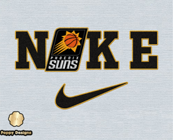 Nike Phoenix Suns Svg, Stitch Nike Embroidery Effect, NBA Logo, Basketball Svg, NBA, Nike Nba Design 26