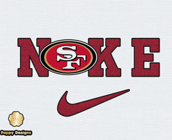 Nike San Francisco 49ers Embroidery Effect, Nike Svg, Football Team Svg, Nfl Logo, NfL,Nfl Design 38