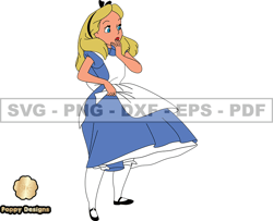 Alice in Wonderland Svg, Alice Svg, Cartoon Customs SVG, EPS, PNG, DXF 71