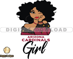 Arizona Cardinals Girl Svg, Girl Svg, Football Team Svg, NFL Team Svg, Png, Eps, Pdf, Dxf file 01