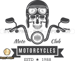 Motorcycle svg logo, Motorbike SVG PNG, Harley Logo, Skull SVG Files, Motorcycle Tshirt Design, Digital Download 282