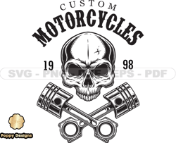 Motorcycle svg logo, Motorbike SVG PNG, Harley Logo, Skull SVG Files, Motorcycle Tshirt Design, Digital Download 291