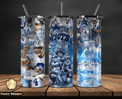 Cowboys Sports Tumbler, 32 Team Football Tumbler Png Design, Nfl Tumbler Wrap 10