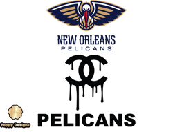 New Orleans Pelicans PNG, Chanel NBA PNG, Basketball Team PNG,  NBA Teams PNG ,  NBA Logo Design 27