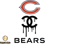 Chicago Bears PNG, Chanel NFL PNG, Football Team PNG,  NFL Teams PNG ,  NFL Logo Design 46