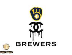 Milwaukee Brewers PNG, Chanel MLB PNG, Baseball Team PNG,  MLB Teams PNG ,  MLB Logo Design 77