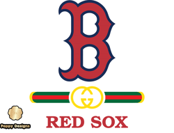 Boston Red Sox PNG, Gucci MLB PNG, Baseball Team PNG,  MLB Teams PNG ,  MLB Logo Design 12