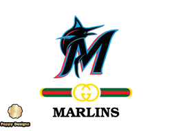 Miami Marlins PNG, Gucci MLB PNG, Baseball Team PNG,  MLB Teams PNG ,  MLB Logo Design 25
