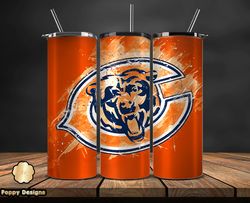 Chicago Bears NFL Tumbler Wrap, Nfl Teams, NFL Logo Tumbler Png, NFL Design Png Design by Otiniano Store Store 01