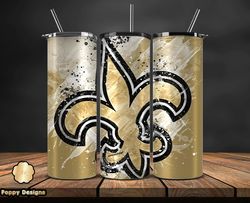 New Orleans SaintsNFL Tumbler Wrap, Nfl Teams, NFL Logo Tumbler Png, NFL Design Png Design by Otiniano Store Store 08