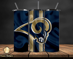 Los Angeles Rams  Tumbler Wrap,  Nfl Teams,Nfl football, NFL Design Png by Poppy Designs 01