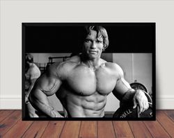 Arnold Schwarzenegger Bodybuilding Poster Canvas Wall Art Home Decor (No Frame) 3