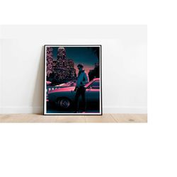Drive Inspired Art Print | Drive Movie Poster | Ryan Gosling Movie Print | Nicolas Winding Refn