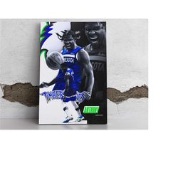 Minnesota Timberwolves Anthony Edwards NBA Posters, Trendy Posters, Anniversary gift for him
