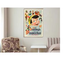 Pinocchio - Movie Posters - Movie Collectibles - Unique Customized Poster Gifts