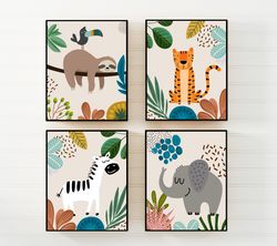 boho nursery decor - set 3 - baby boy nursery - safari nursery decor - nursery prints - nursery wall prints - nursery wa