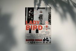 lady bird films poster, film canvas, album wall art, modern home room poster, modern poster, home decor, retro vintage m
