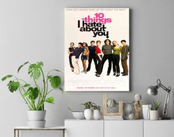 10 things i hate about you movie poster 10 things i hate about you movie poster, canvas print, wall decors, home decor,