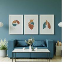 Boho Poster, Abstract art set of 3, Gallery