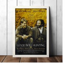 Good Will Hunting (1997) Classic Movie Poster -