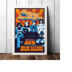 The Flying Burrito Bros Vintage Concert Posters -