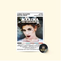 Marina Diamandis - Electra Heart Album Poster /