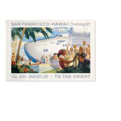 1938 San Francisco to Hawaii Overnight! Vintage Travel