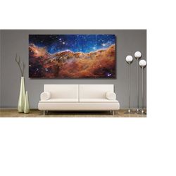 carina nebula wall decor, first full-color photos of