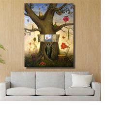 vladimir kush of genealogical tree canvas wall art,