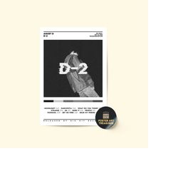 agust d - d-2 album poster / album