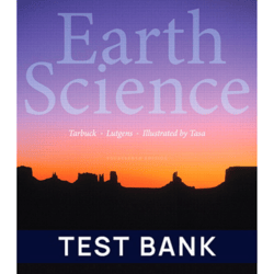 Test Bank for Earth Science 14th Edition Test Bank